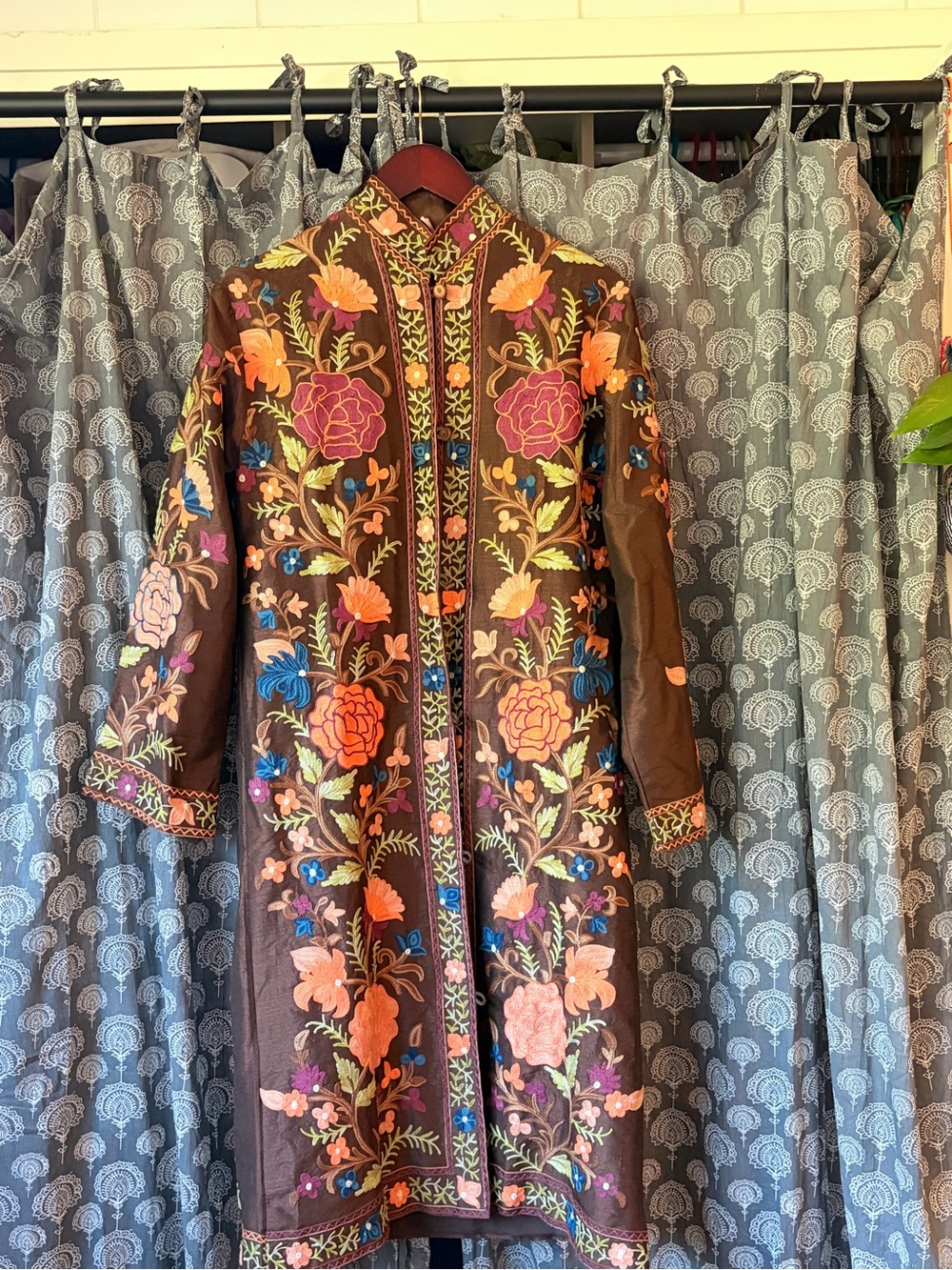 Turkish Embroidered Overcoat